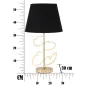 LAMPA STOŁOWA GLAM HEARTS 30X54,5 cm